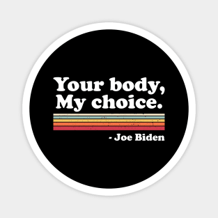 Your Body My Choice Magnet